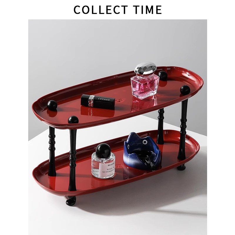 Luxury Skincare Tray - Support de rangement à Double couche