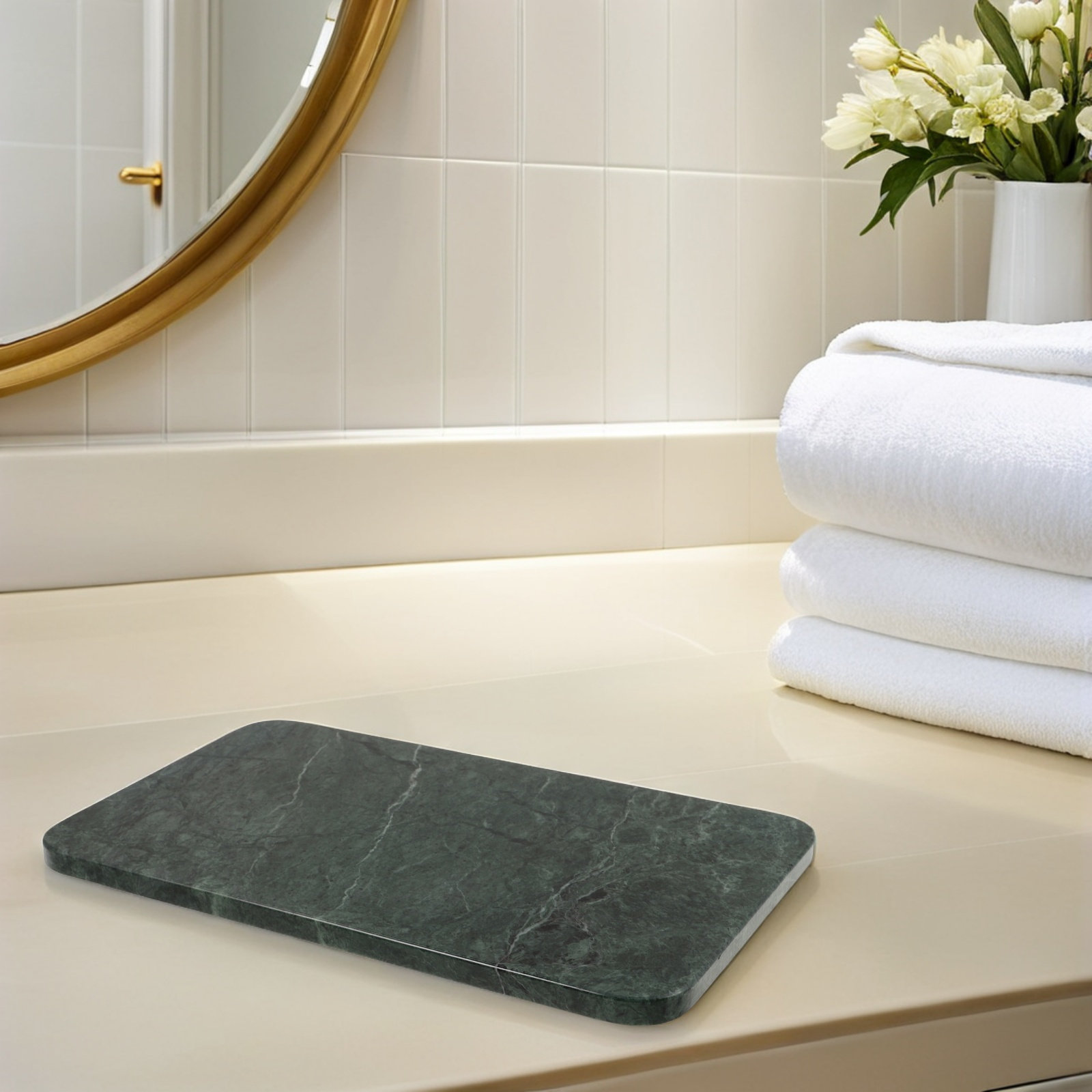Plateau rectangulaire en marbr - Luxury Skincare Tray avis et prix